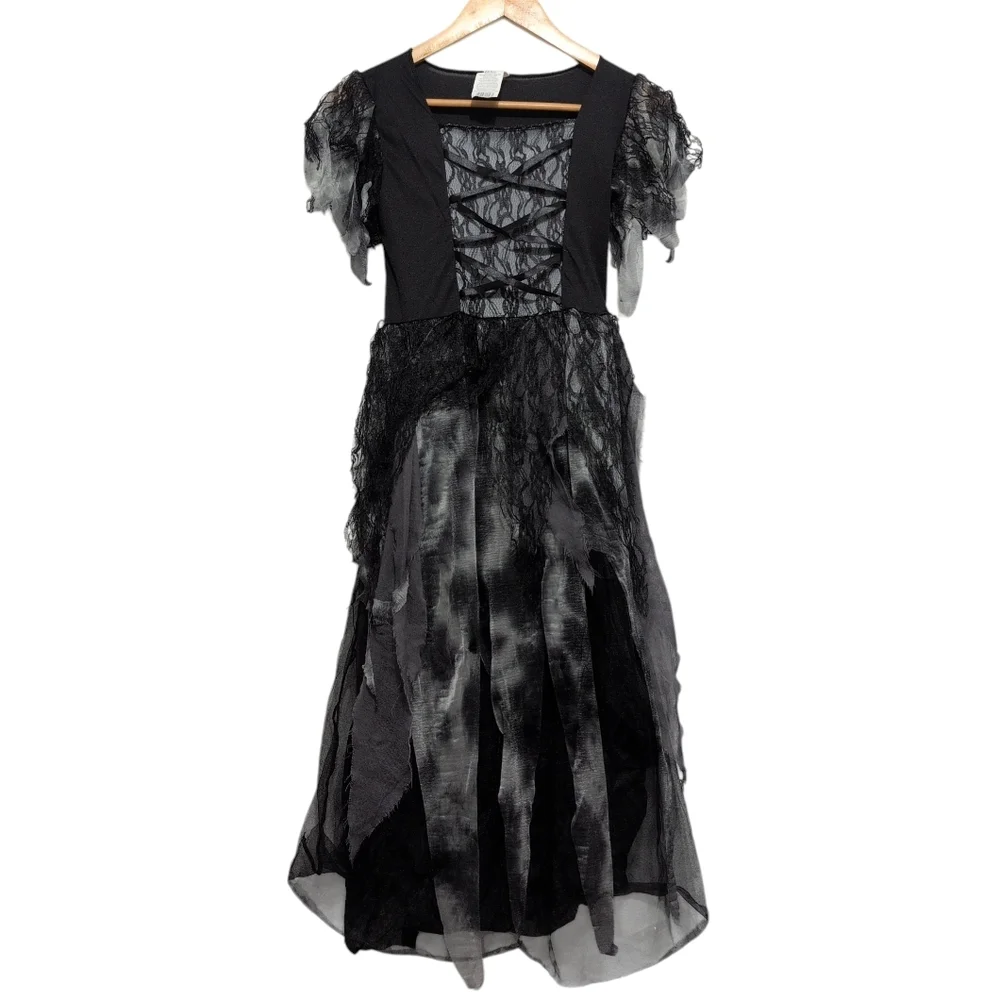 Witch Costume Girls Size Large Spooky Dress‎ Halloween